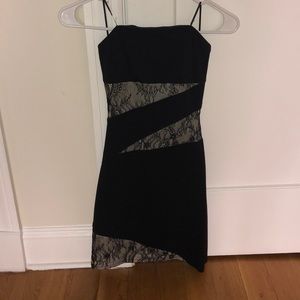 Mini black dress
